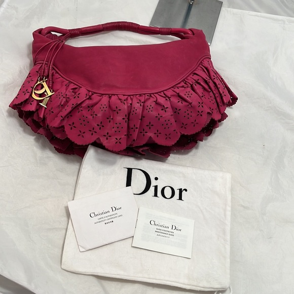 Dior Gypsy Ruffle Hobo bag Small - Picture 15 of 15